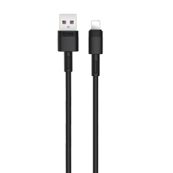 Kabel USB iPhone Lightning 1m czarny XO NB-Q166 5A